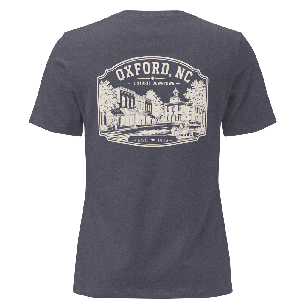 Oxford NC - Historic Downtown - Women's Relaxed T-Shirt