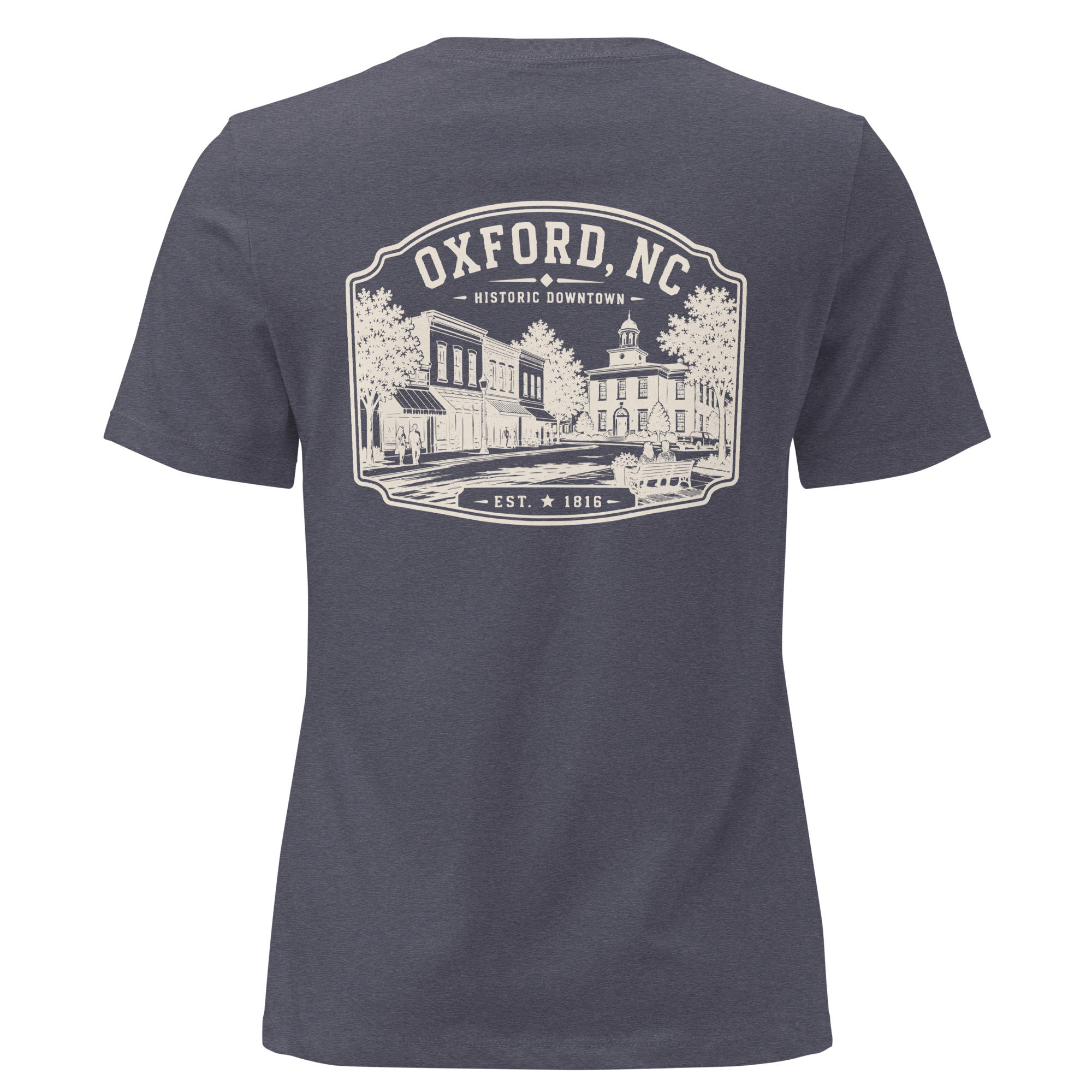 Oxford NC - Historic Downtown - Women's Relaxed T-Shirt