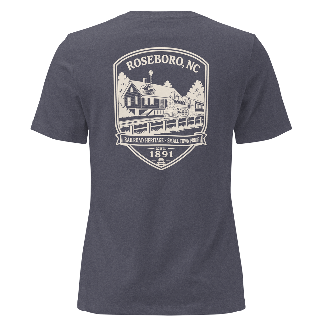 Roseboro NC - Railroad Town- Women's Relaxed T-Shirt