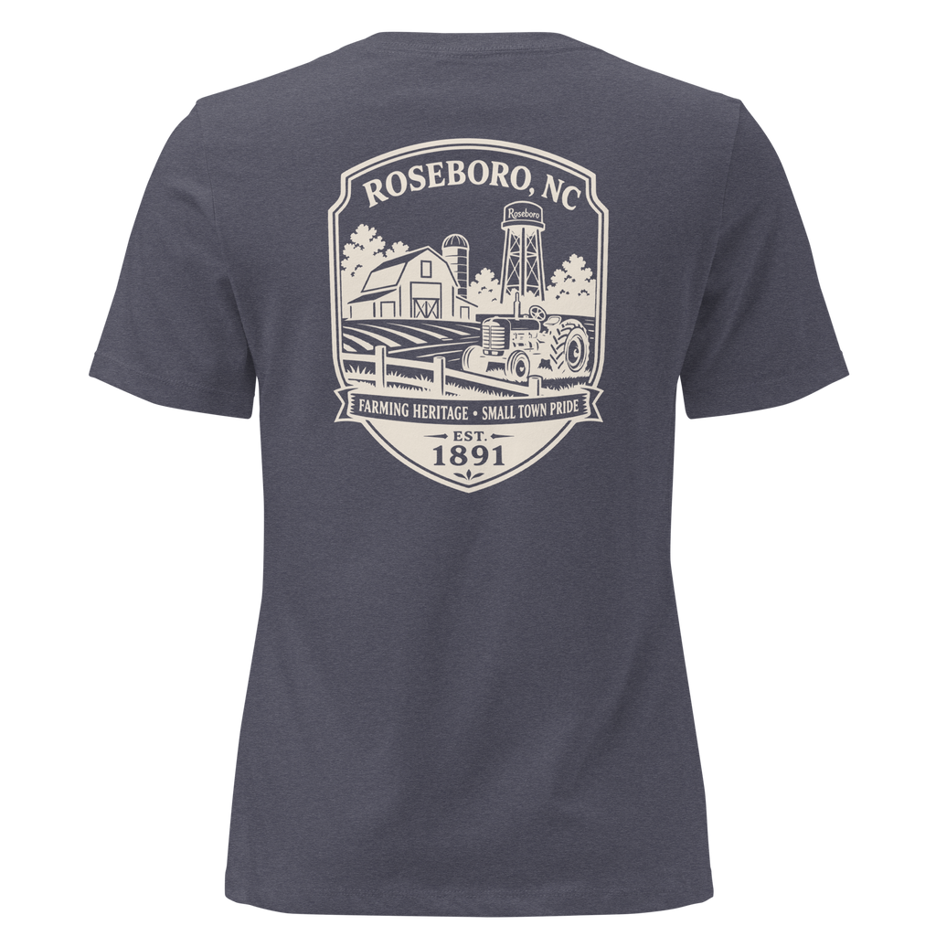 Roseboro NC - Farm Country- Women's Relaxed T-Shirt