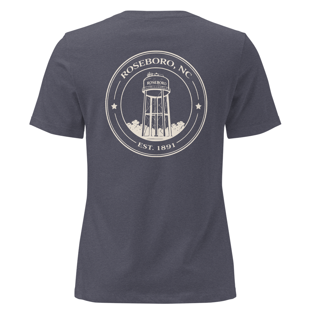 Roseboro NC - Water Tower- Women's Relaxed T-Shirt