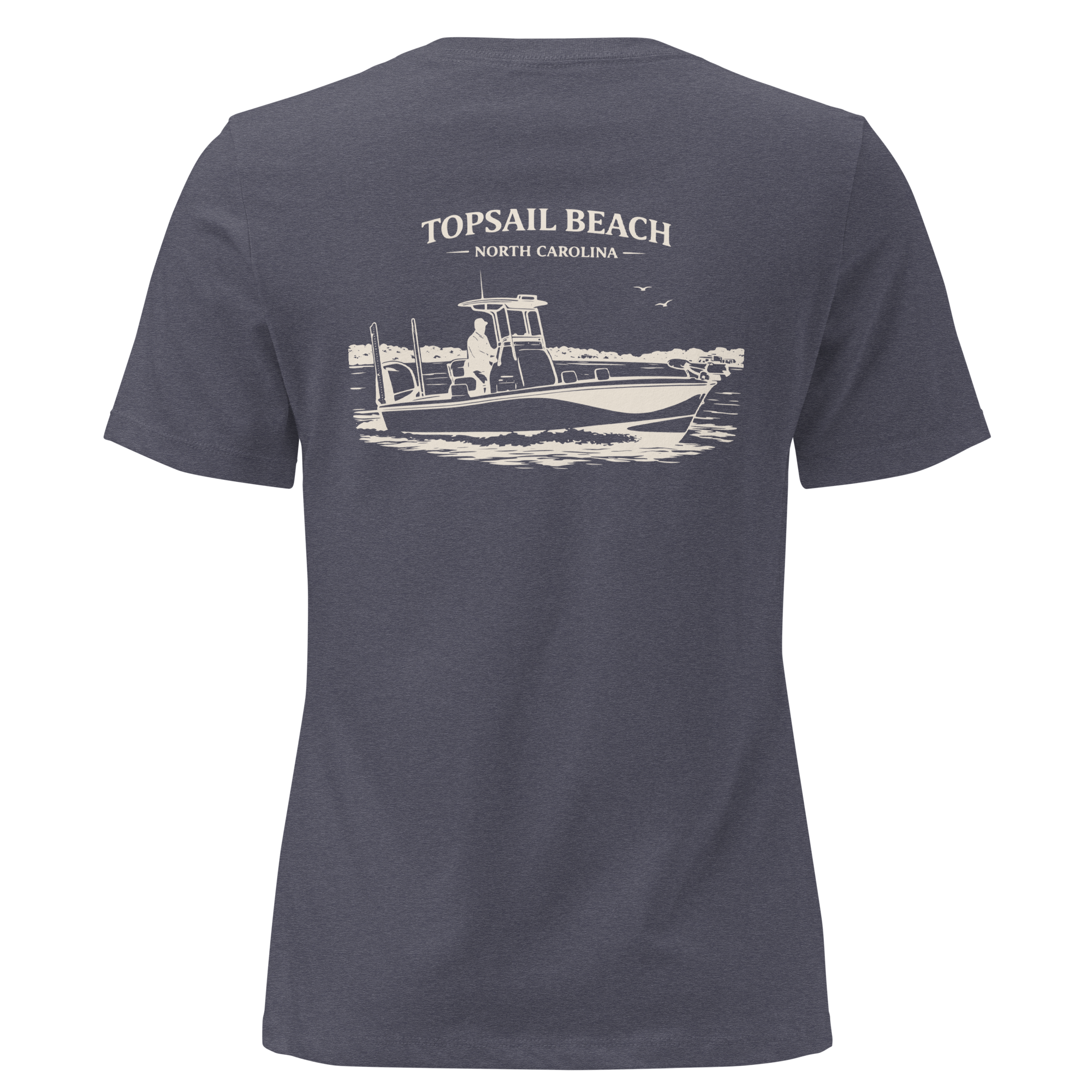 Topsail Beach NC - Boat Days- Women's Relaxed T-Shirt