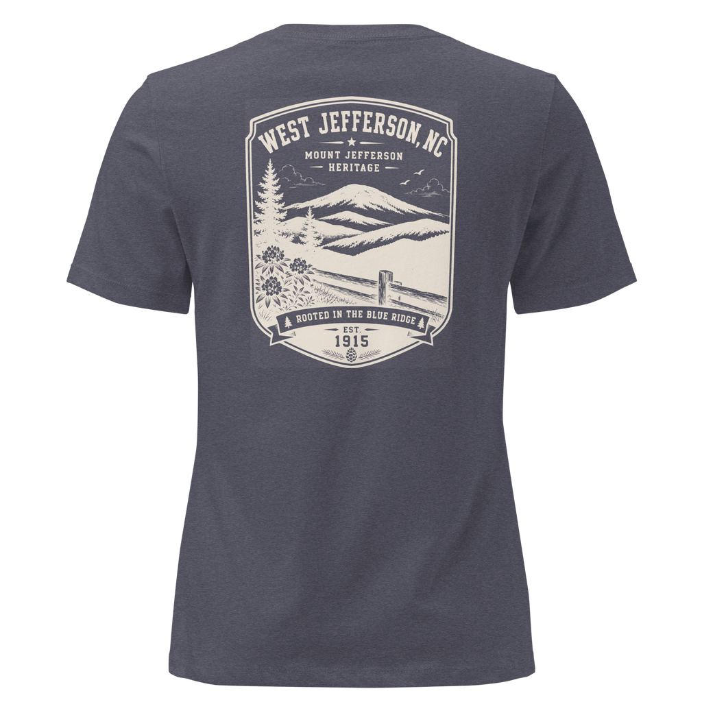 West Jefferson, NC - Mount Jefferson - Women's Relaxed T-Shirt