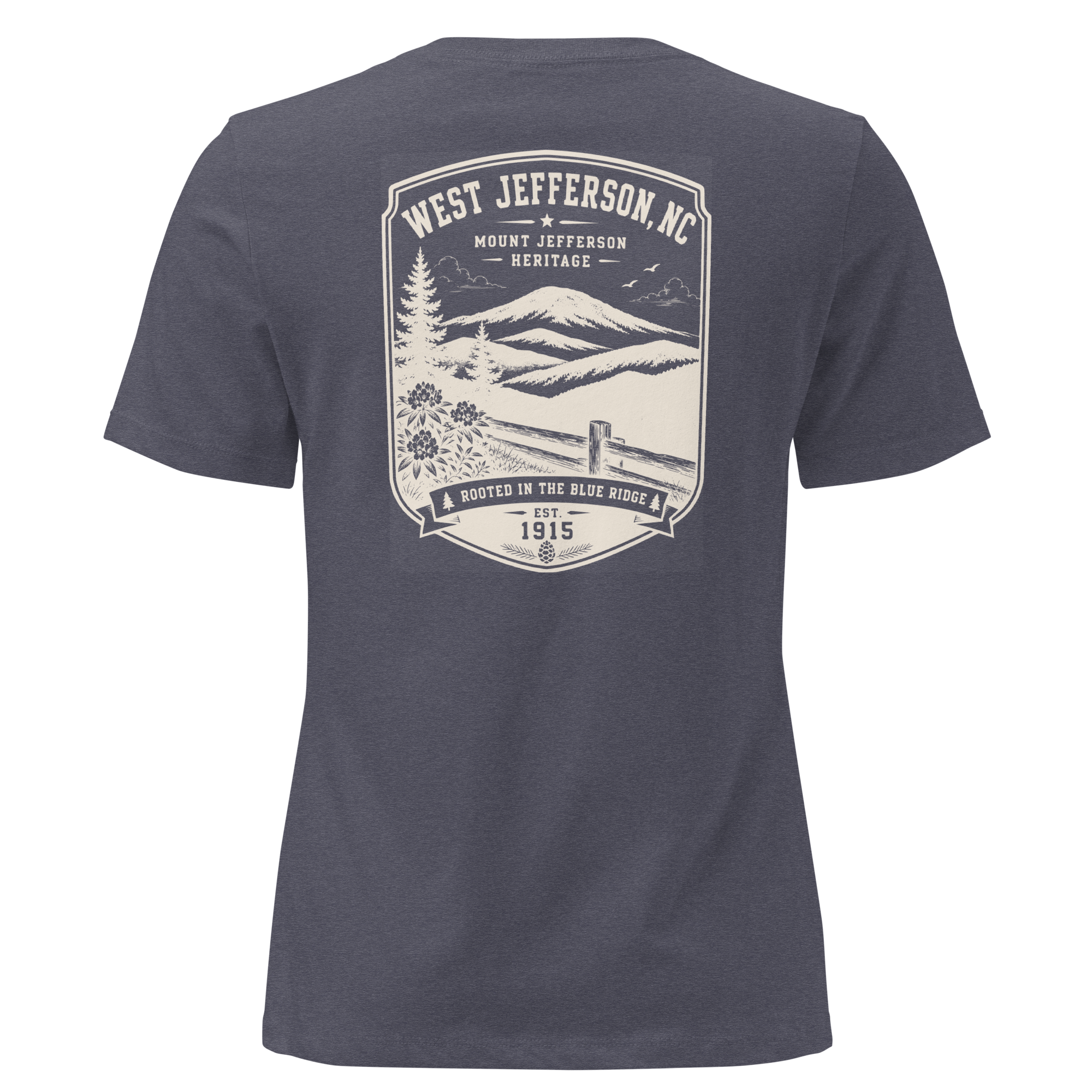 West Jefferson, NC - Mount Jefferson - Women's Relaxed T-Shirt