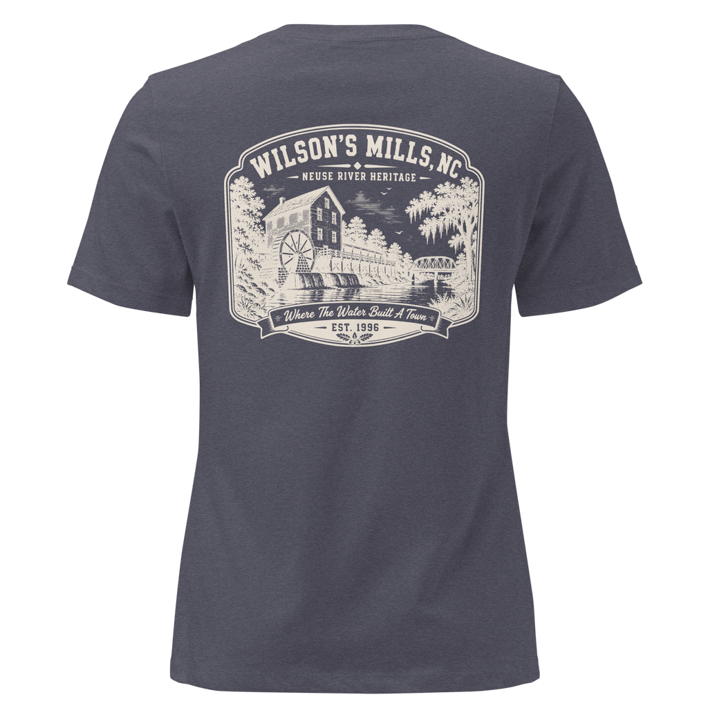 Wilson's Mills, NC - Neuse Heritage - Women's Relaxed T-Shirt