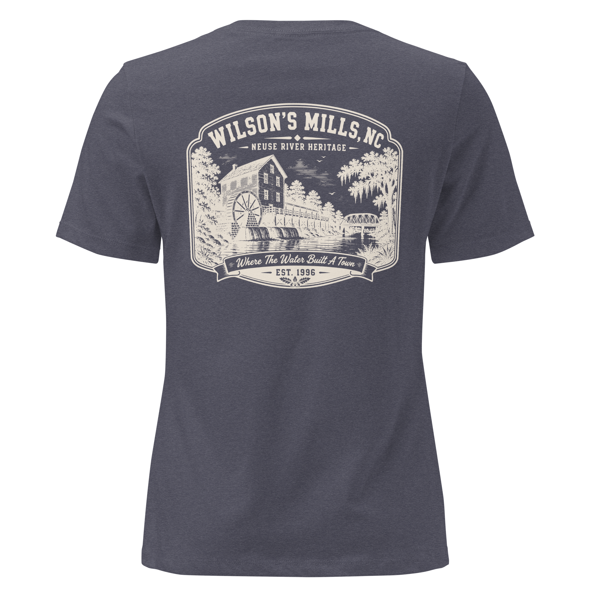 Wilson's Mills, NC - Neuse Heritage - Women's Relaxed T-Shirt
