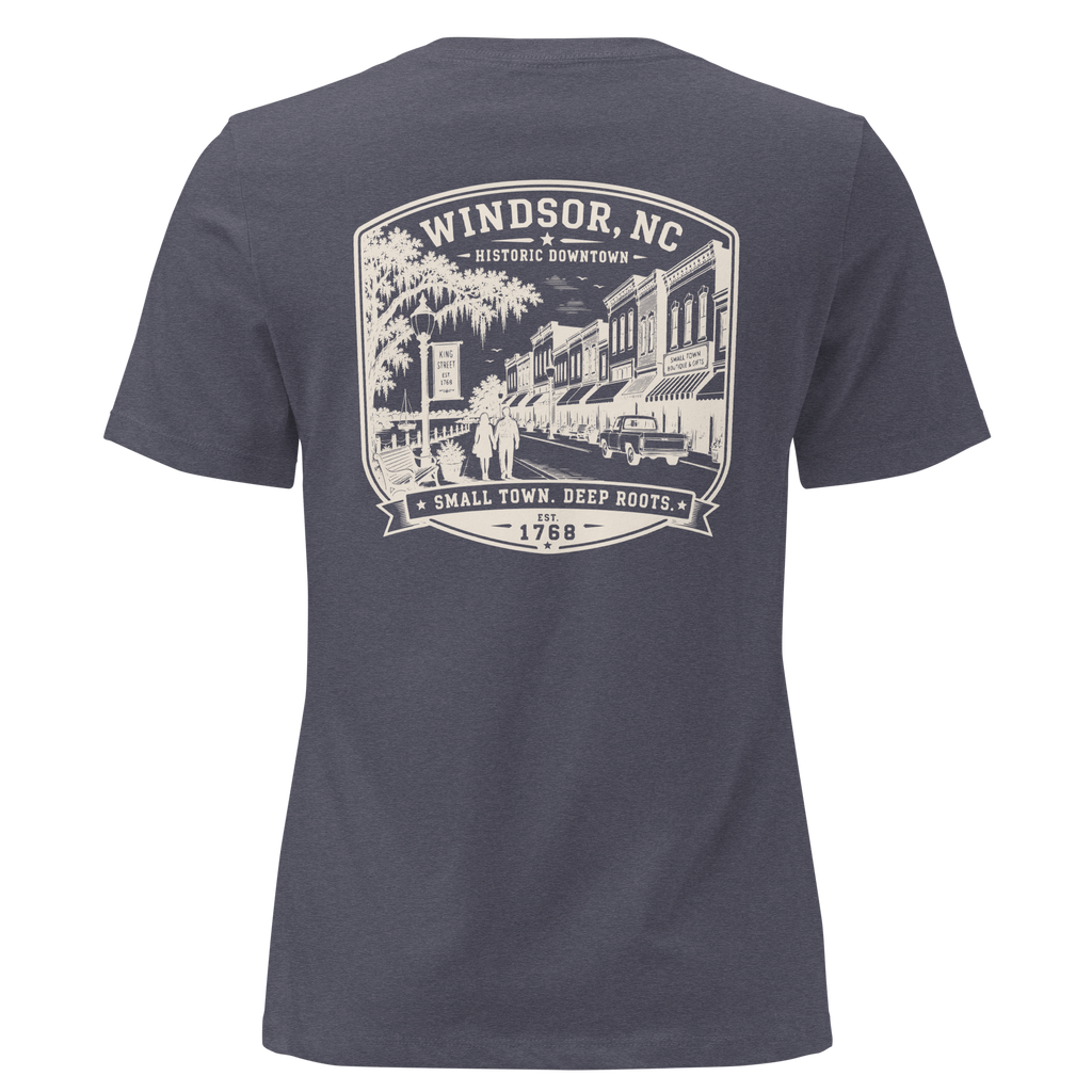 Windsor, NC - Downtown Windsor - Women's Relaxed T-Shirt