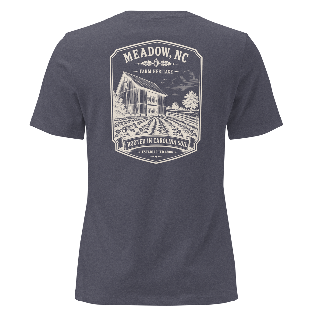 Meadow, NC - Rooted in Carolina - Women's Relaxed T-Shirt