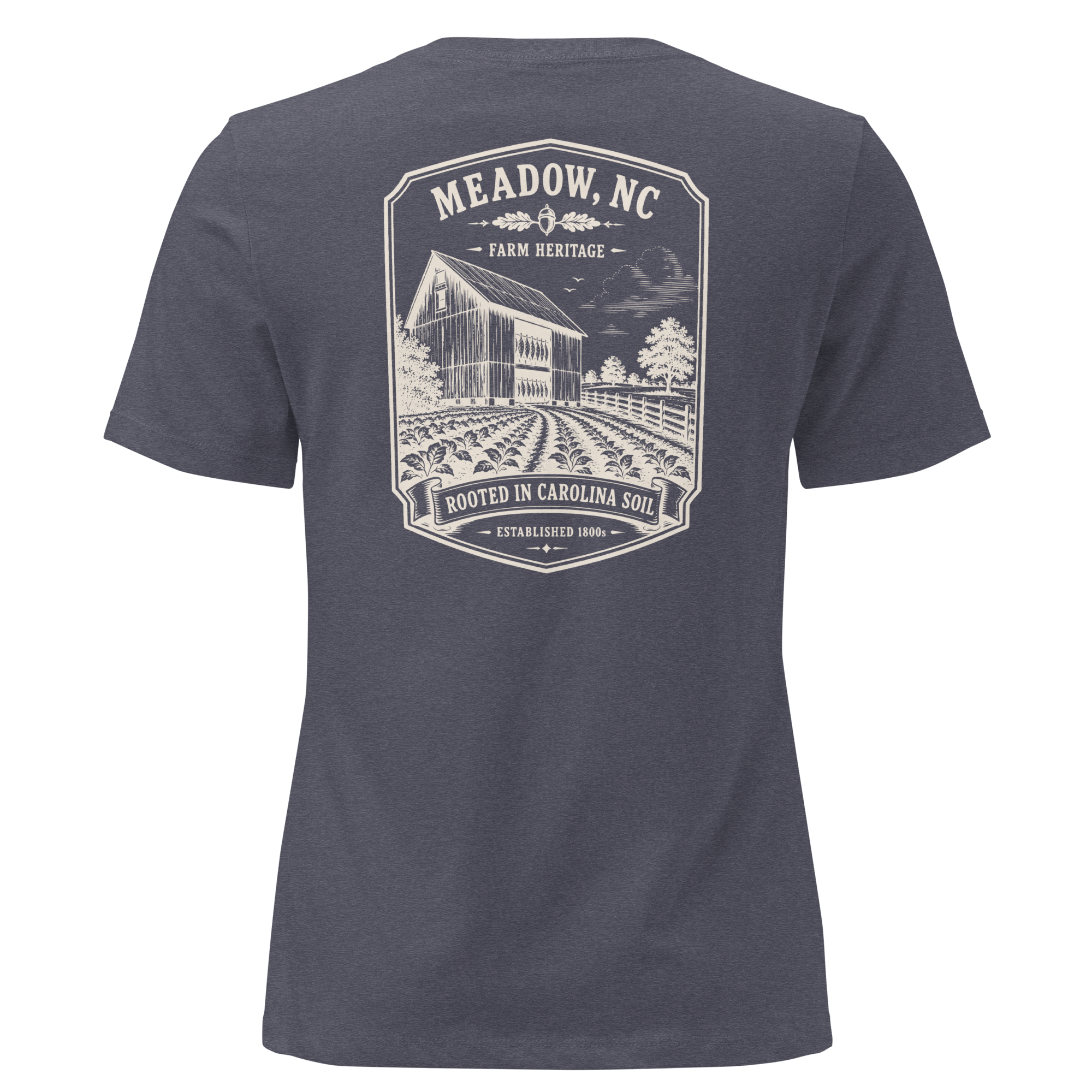 Meadow, NC - Rooted in Carolina - Women's Relaxed T-Shirt