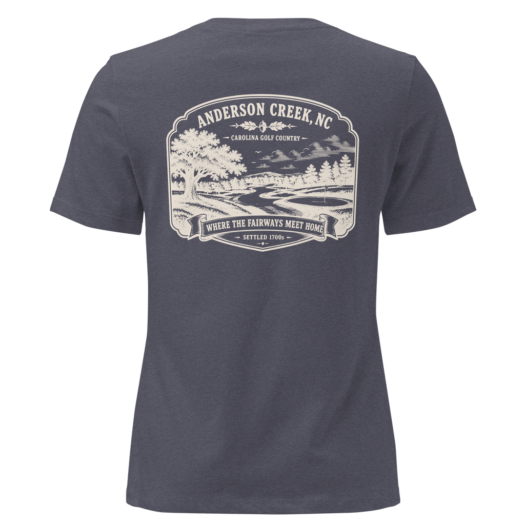 Anderson Creek, NC - Carolina Golf - Women's Relaxed T-Shirt