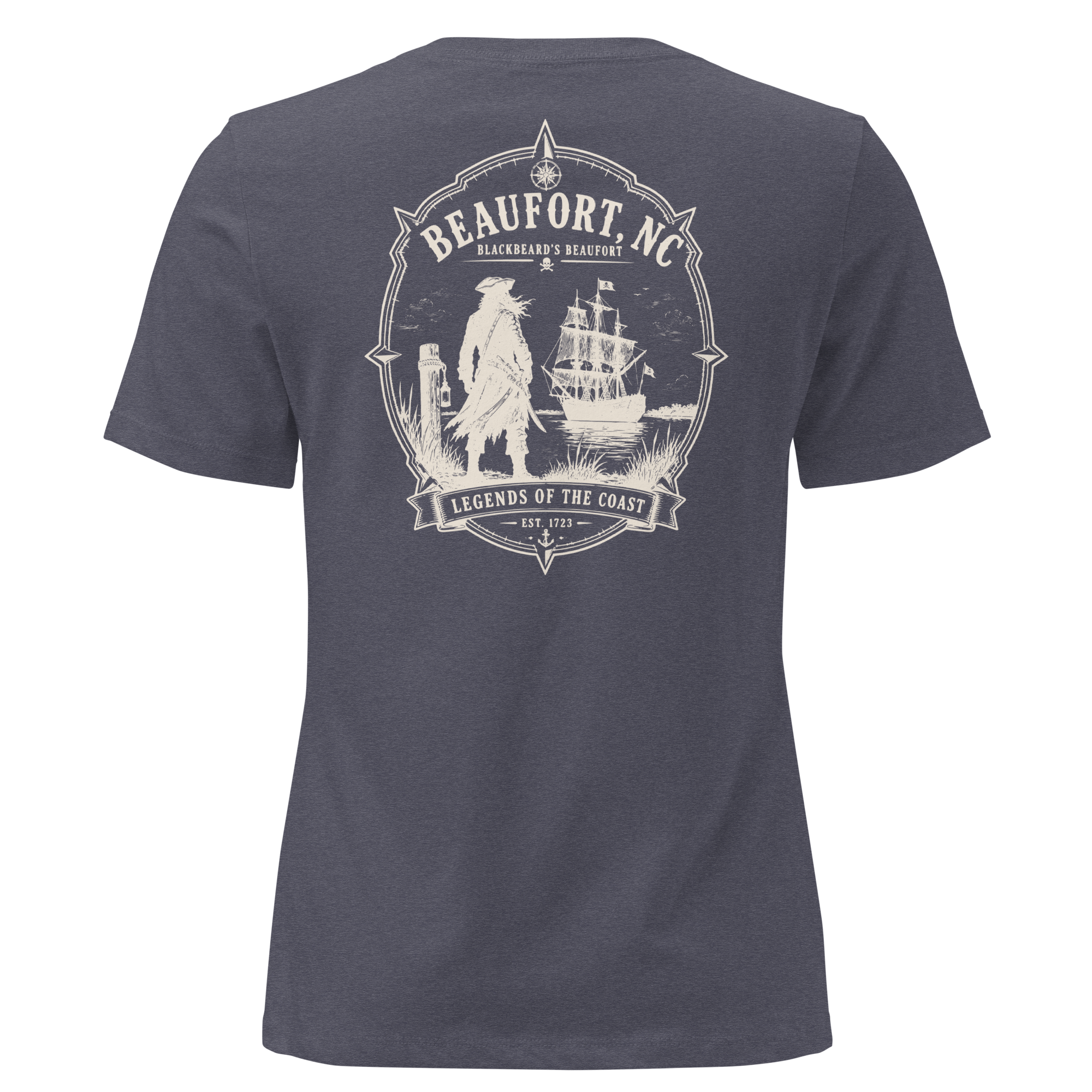 Beaufort, NC - Blackbeard's Beaufort - Women's Relaxed T-Shirt