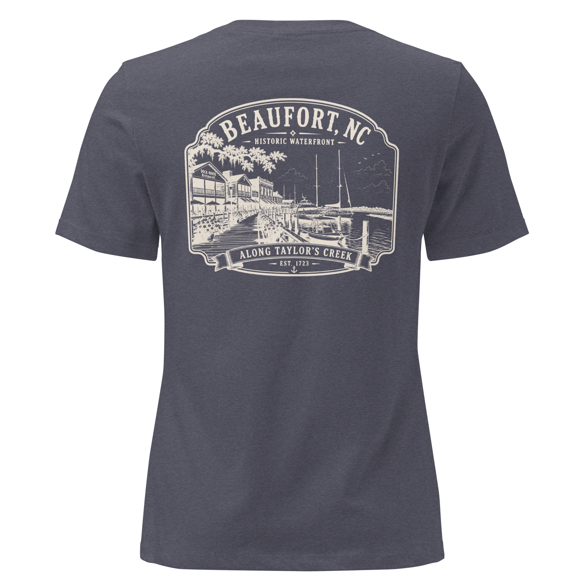 Beaufort, NC - Along Taylors Creek - Women's Relaxed T-Shirt