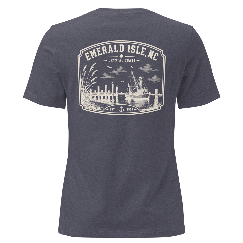 Emerald Isle NC - The Crystal Coast - Women's Relaxed T-Shirt