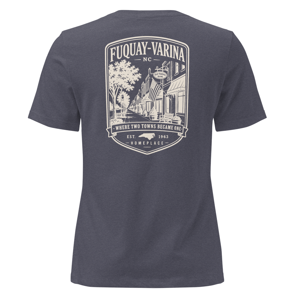 Fuquay-Varina, NC - Two Towns Became One - Women's Relaxed T-Shirt