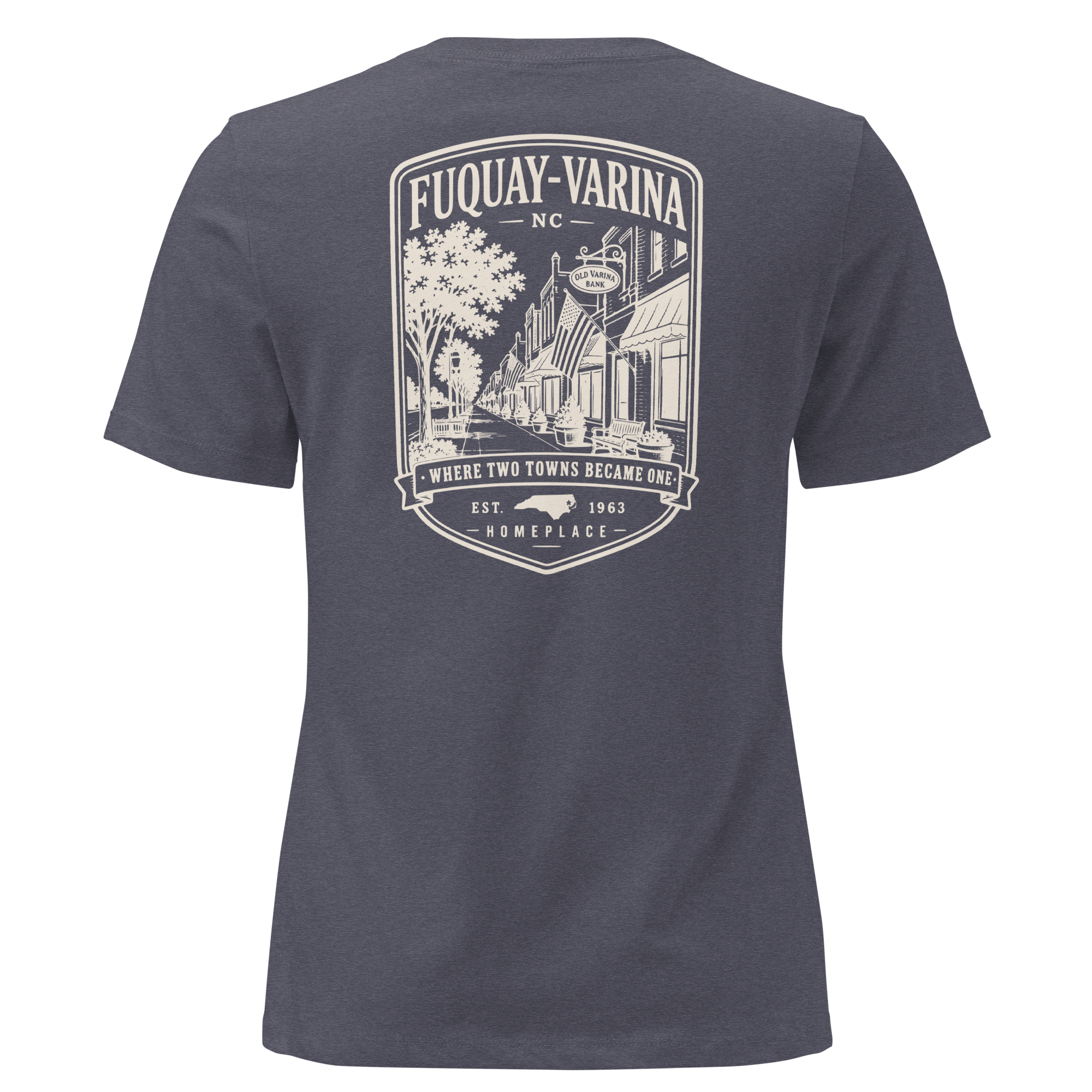 Fuquay-Varina, NC - Two Towns Became One - Women's Relaxed T-Shirt