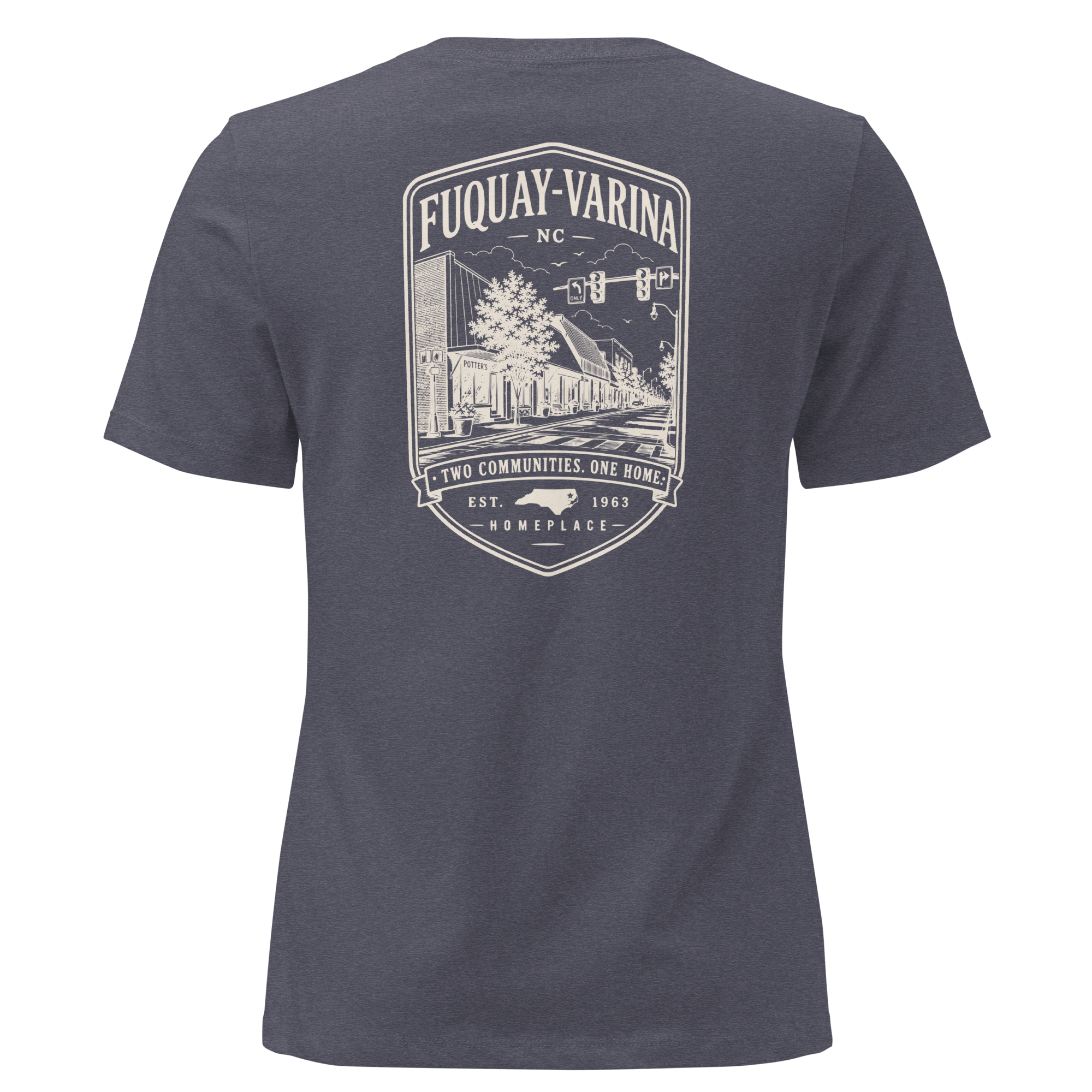 Fuquay-Varina, NC - Two Communities. One Home. - Women's Relaxed T-Shirt