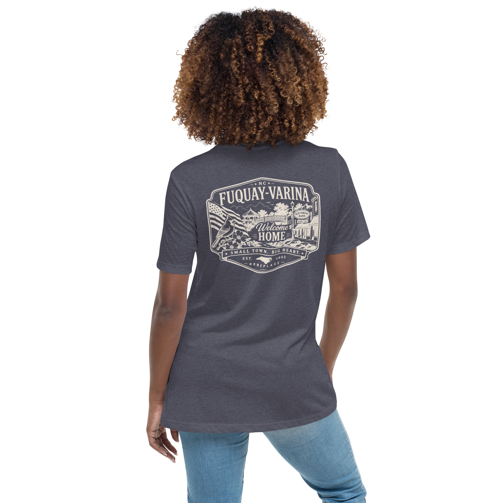 Fuquay-Varina, NC - Welcome Home - Women's Relaxed T-Shirt