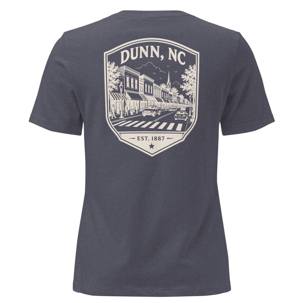 Dunn NC - Downtown- Women's Relaxed T-Shirt