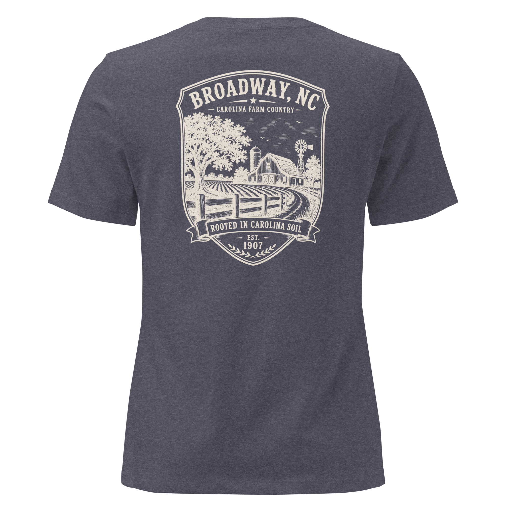 Broadway, NC - Farm Country - Women's Relaxed T-Shirt