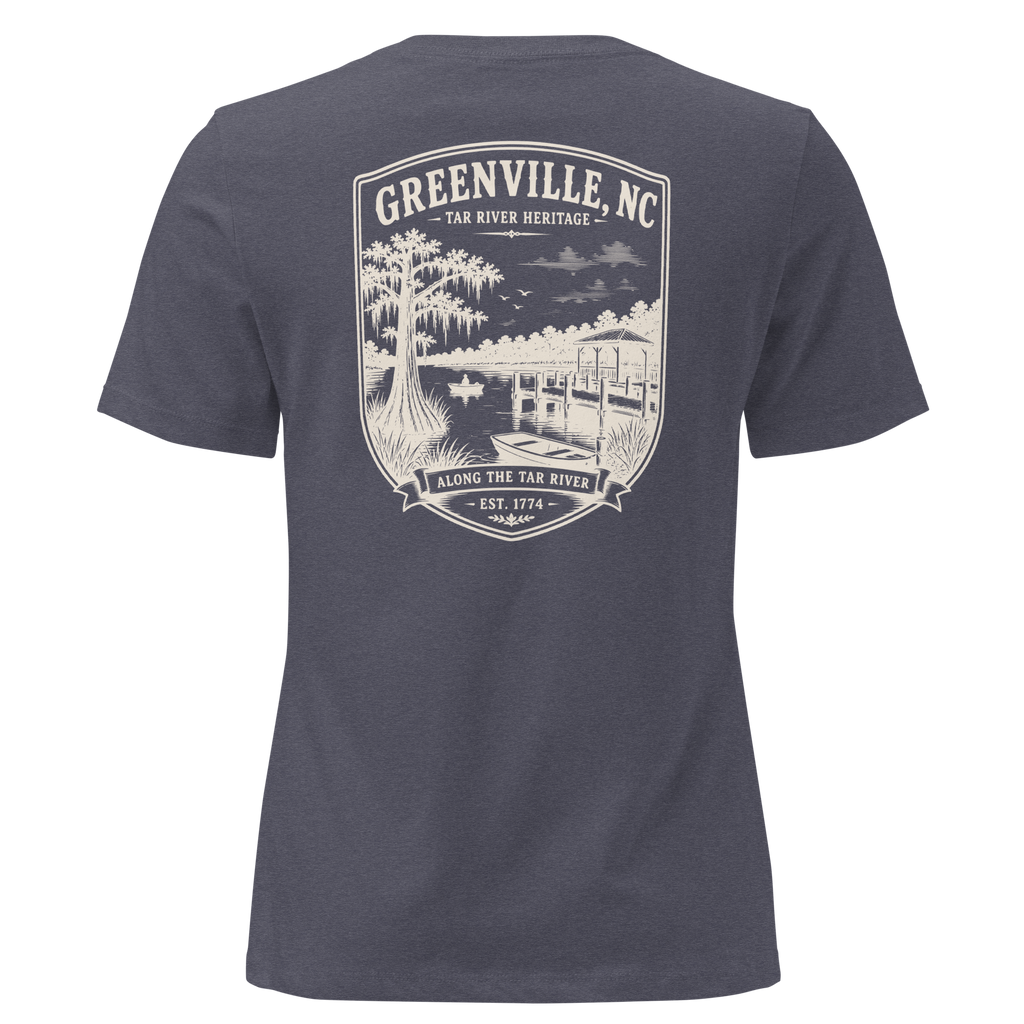 Greenville, NC - Along The Tar - Women's Relaxed T-Shirt