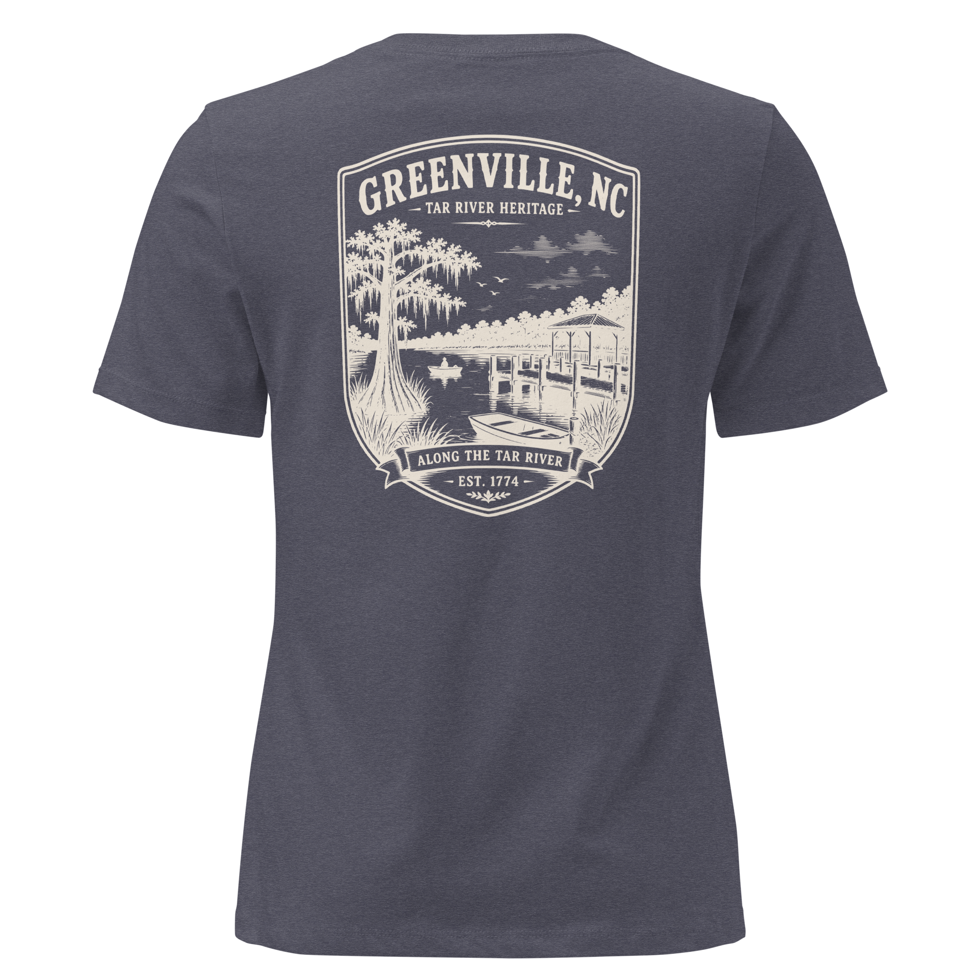Greenville, NC - Along The Tar - Women's Relaxed T-Shirt