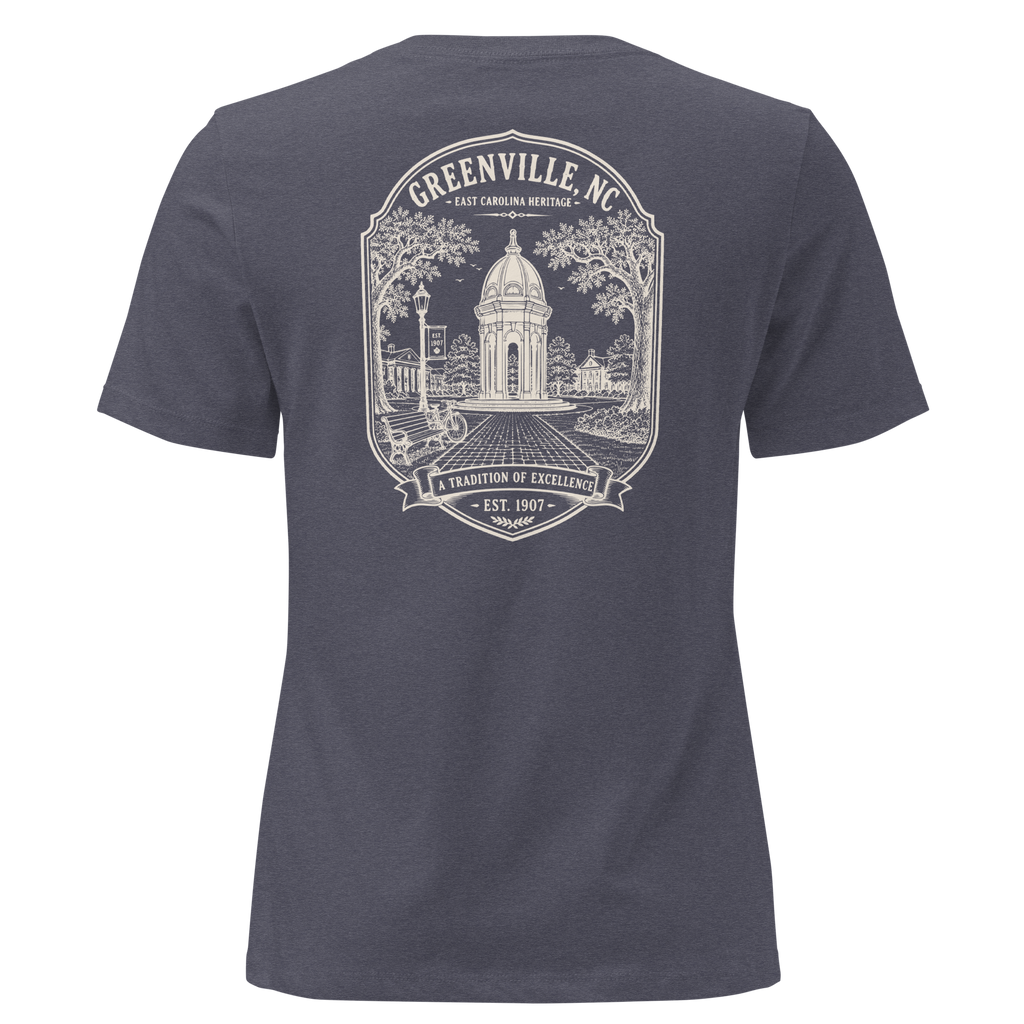Greenville, NC - East Carolina - Women's Relaxed T-Shirt