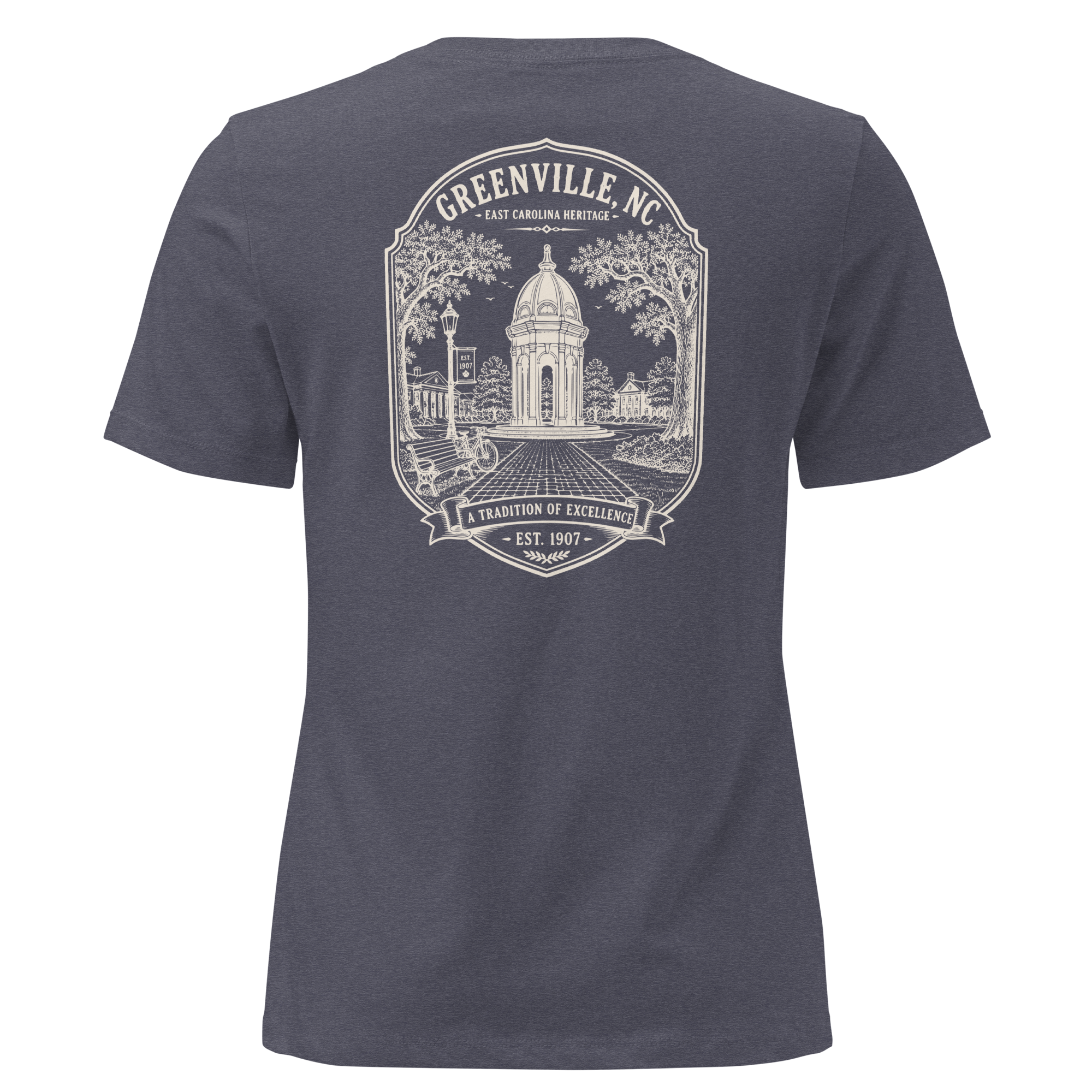 Greenville, NC - East Carolina - Women's Relaxed T-Shirt