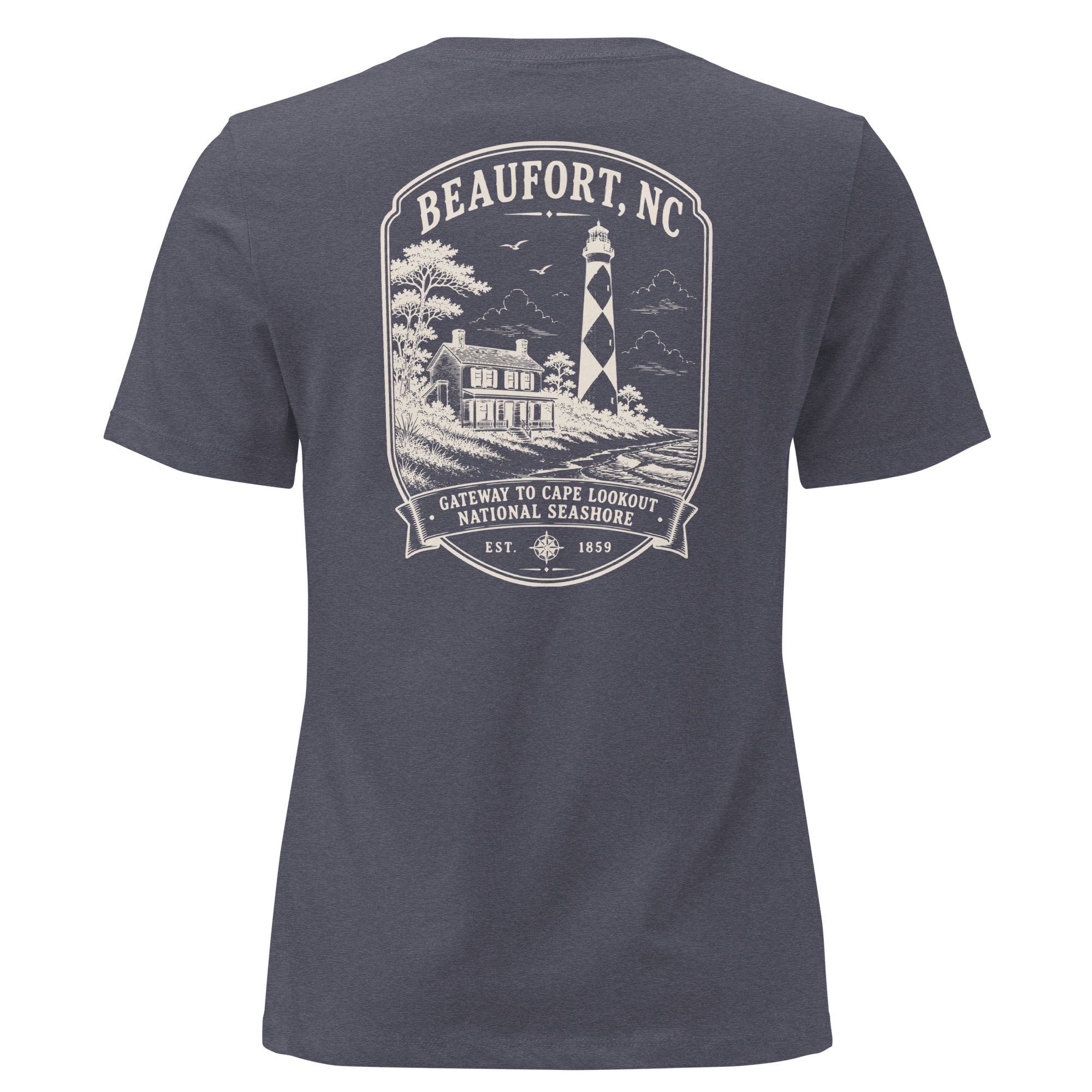 Beaufort, NC - Gateway To Cape Lookout - Women's Relaxed T-Shirt