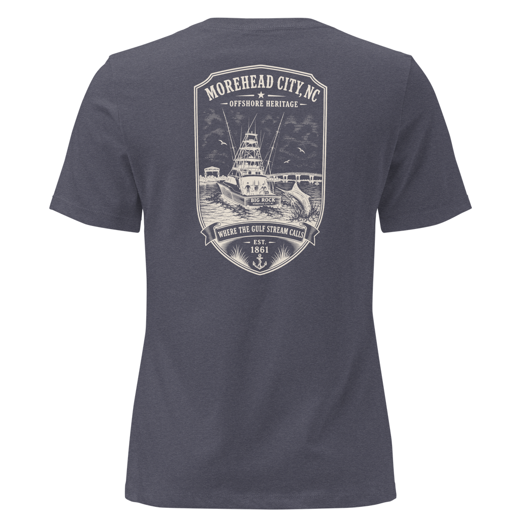 Morehead City, NC - Big Rock - Women's Relaxed T-Shirt