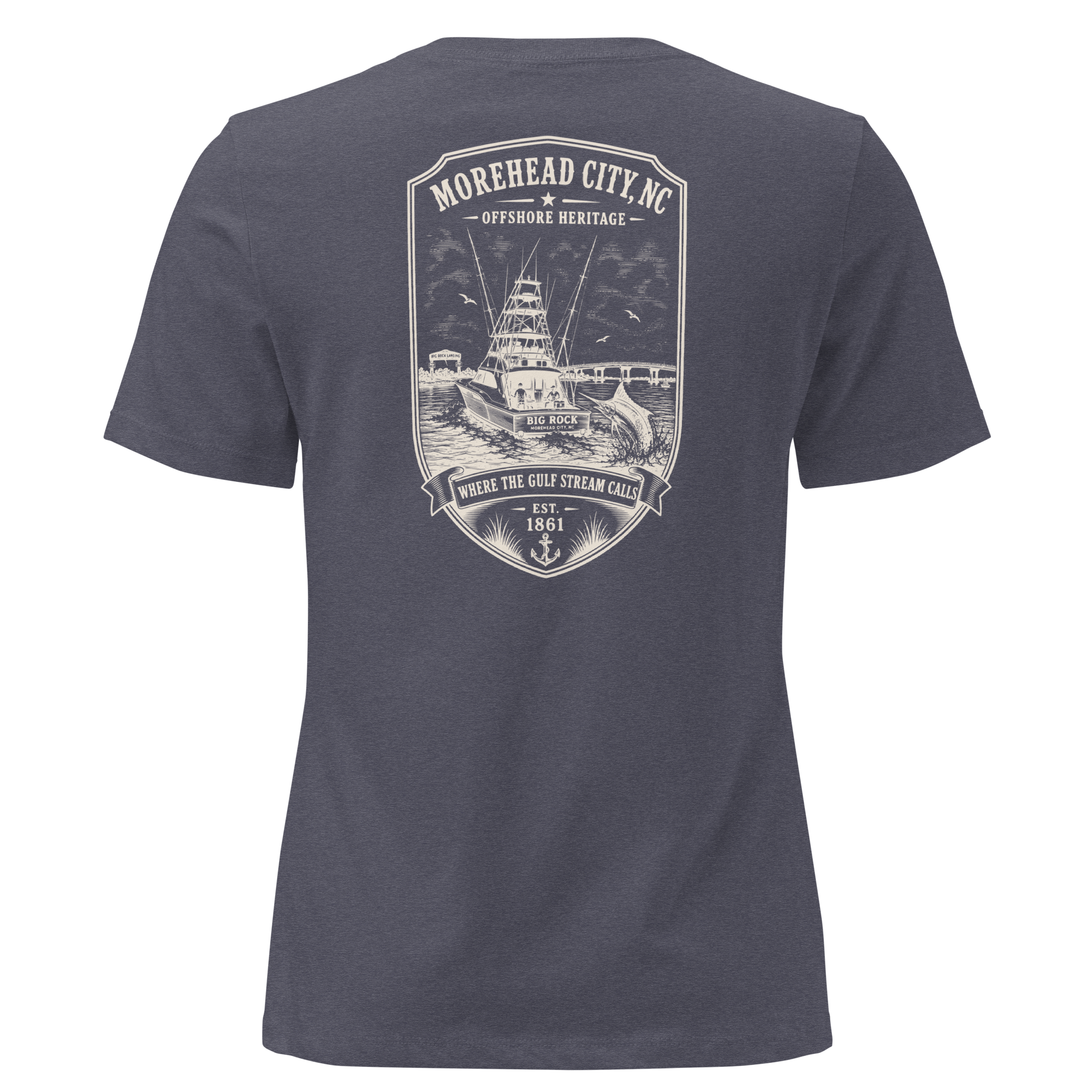 Morehead City, NC - Big Rock - Women's Relaxed T-Shirt
