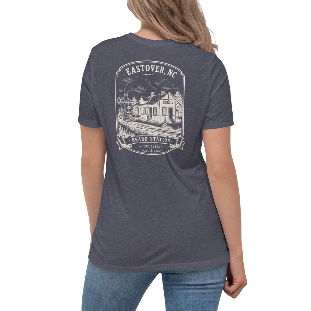 Eastover, NC - Beard Station - Women's Relaxed T-Shirt