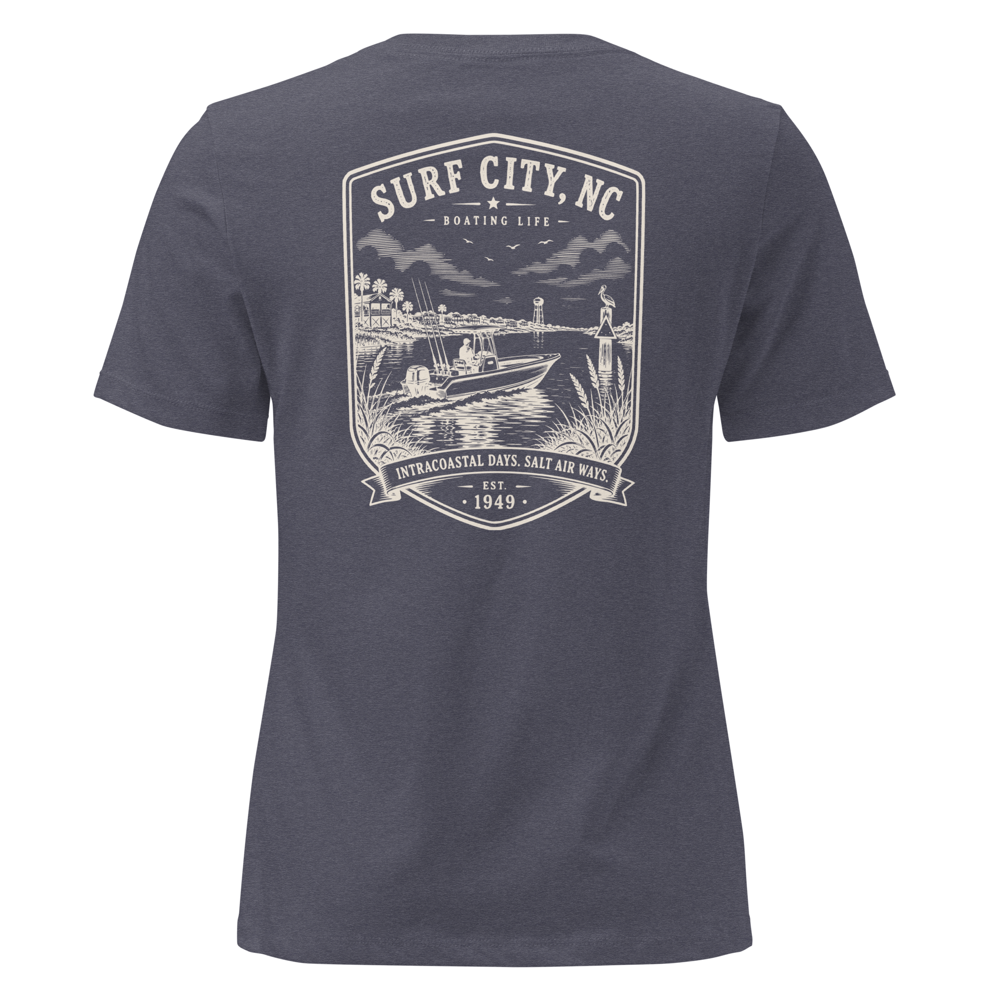 Surf City, NC - Boating Life - Women's Relaxed T-Shirt