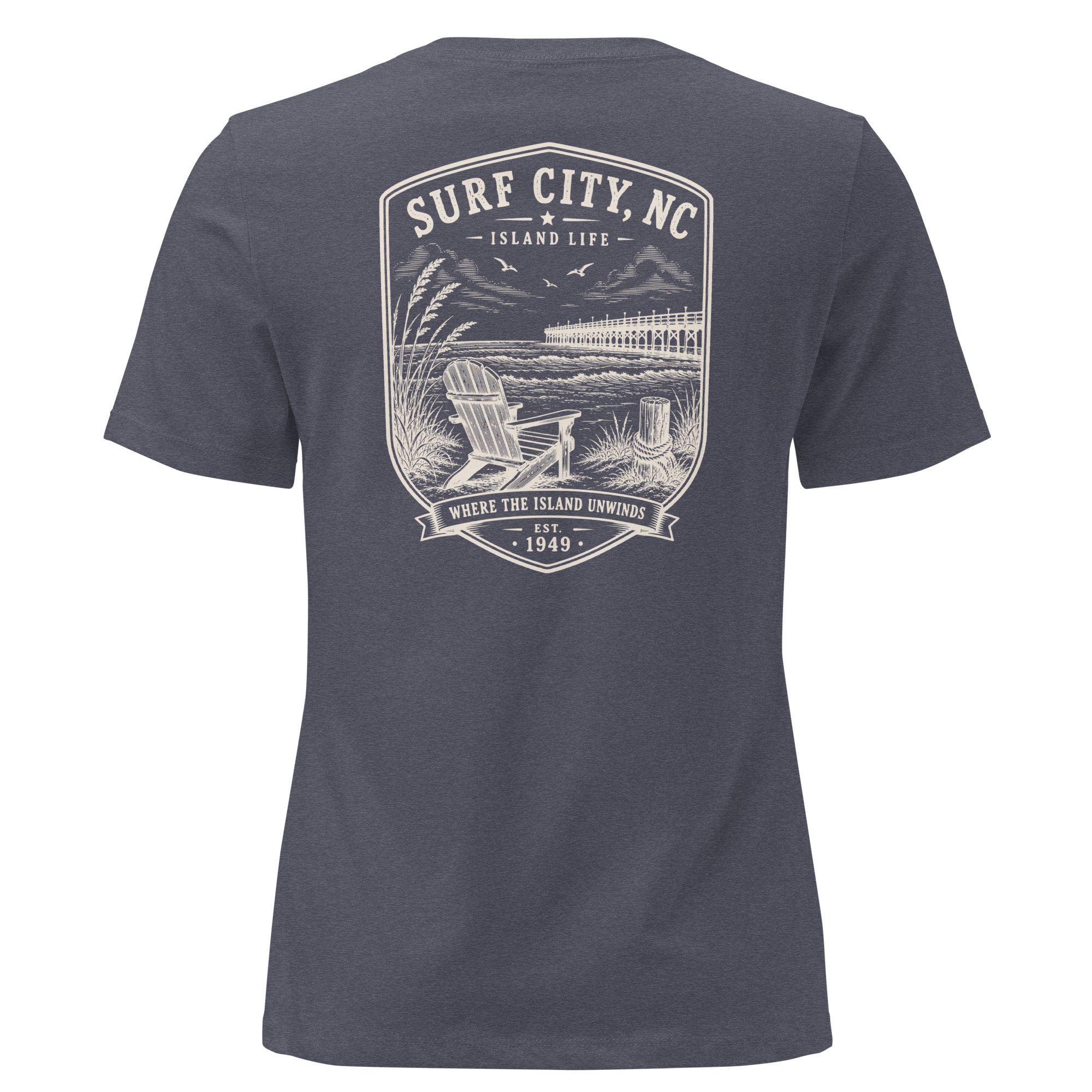 Surf City, NC - Island Life - Women's Relaxed T-Shirt