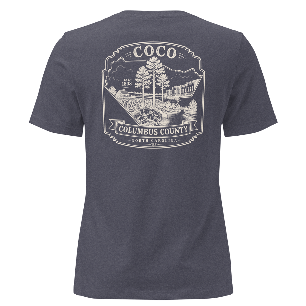 Whiteville, NC - CoCo - Women's Relaxed T-Shirt