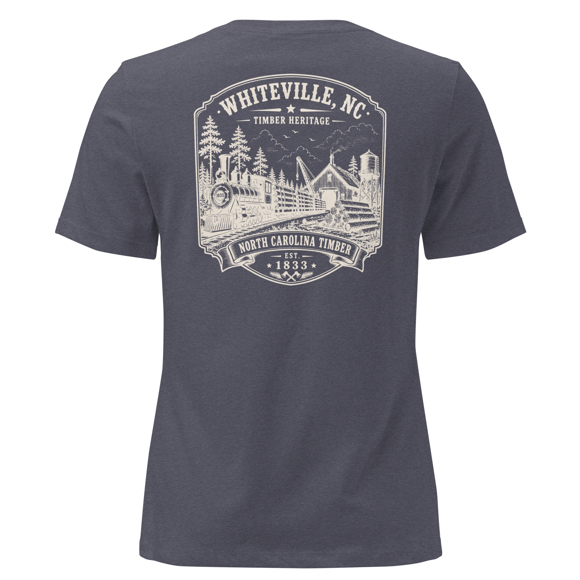Whiteville, NC - Timber Heritage - Women's Relaxed T-Shirt
