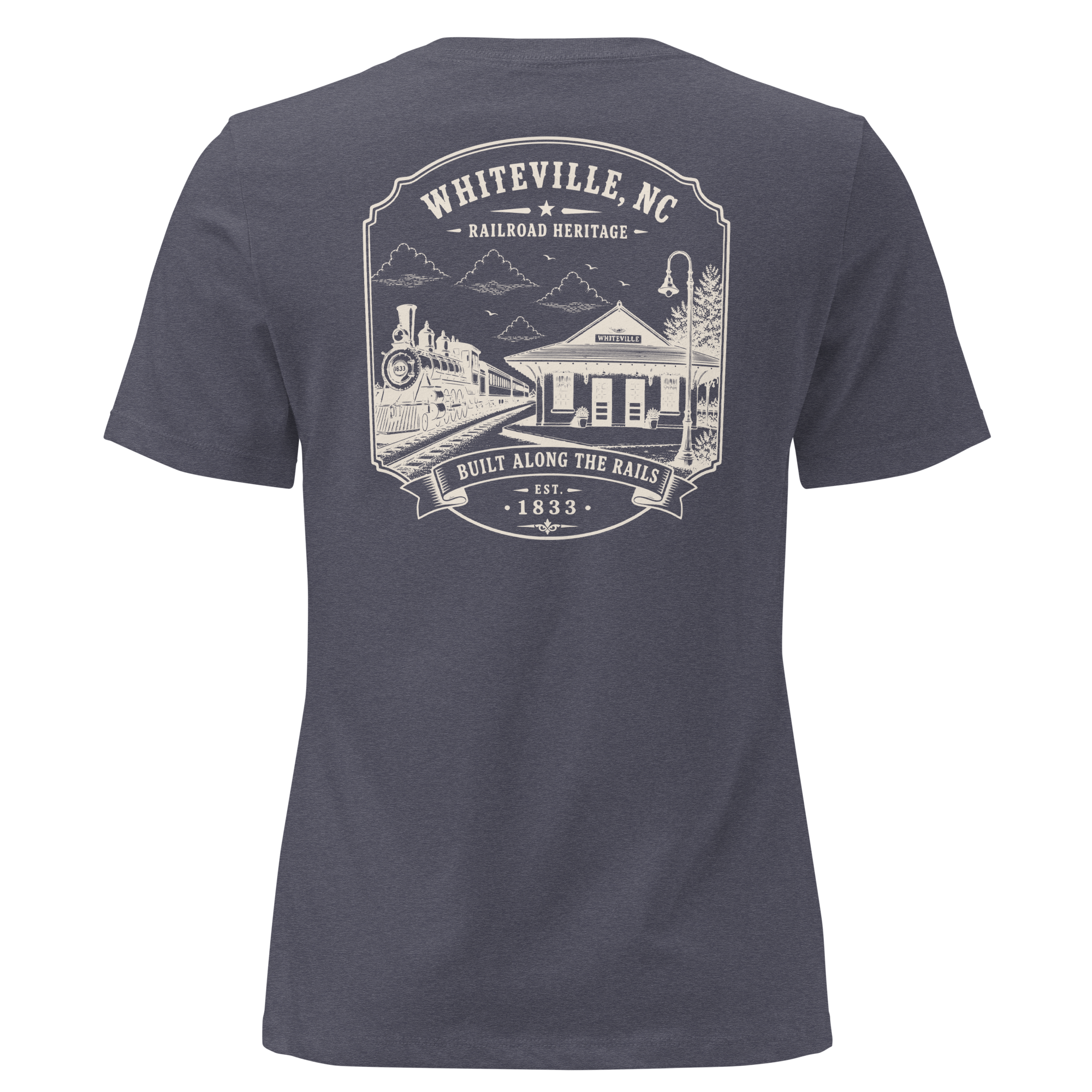 Whiteville, NC - Railroad Heritage - Women's Relaxed T-Shirt