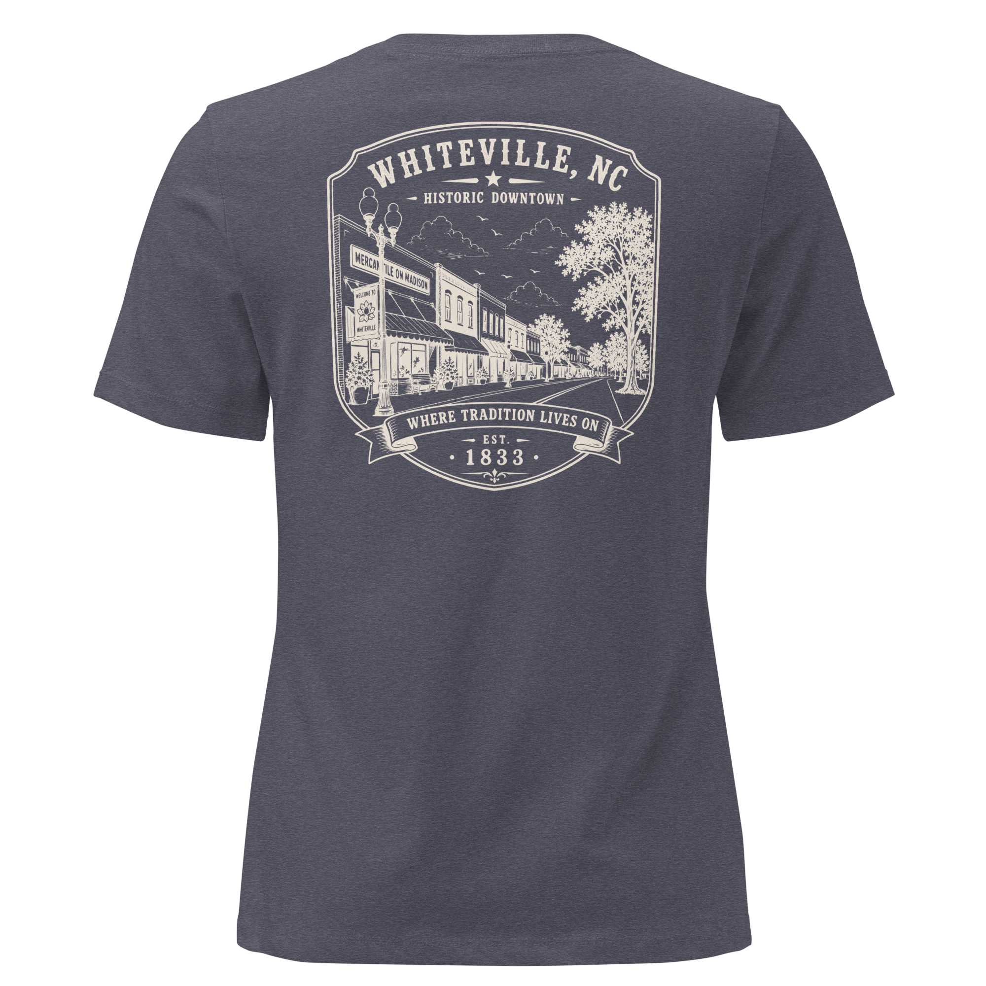 Whiteville, NC - Downtown - Women's Relaxed T-Shirt