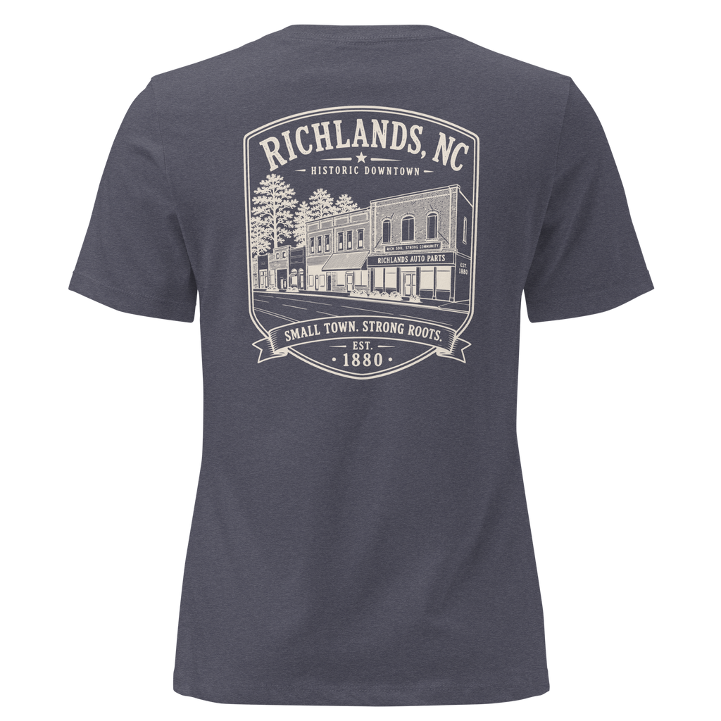 Richlands, NC - Small Town. Strong Roots. - Women's Relaxed T-Shirt