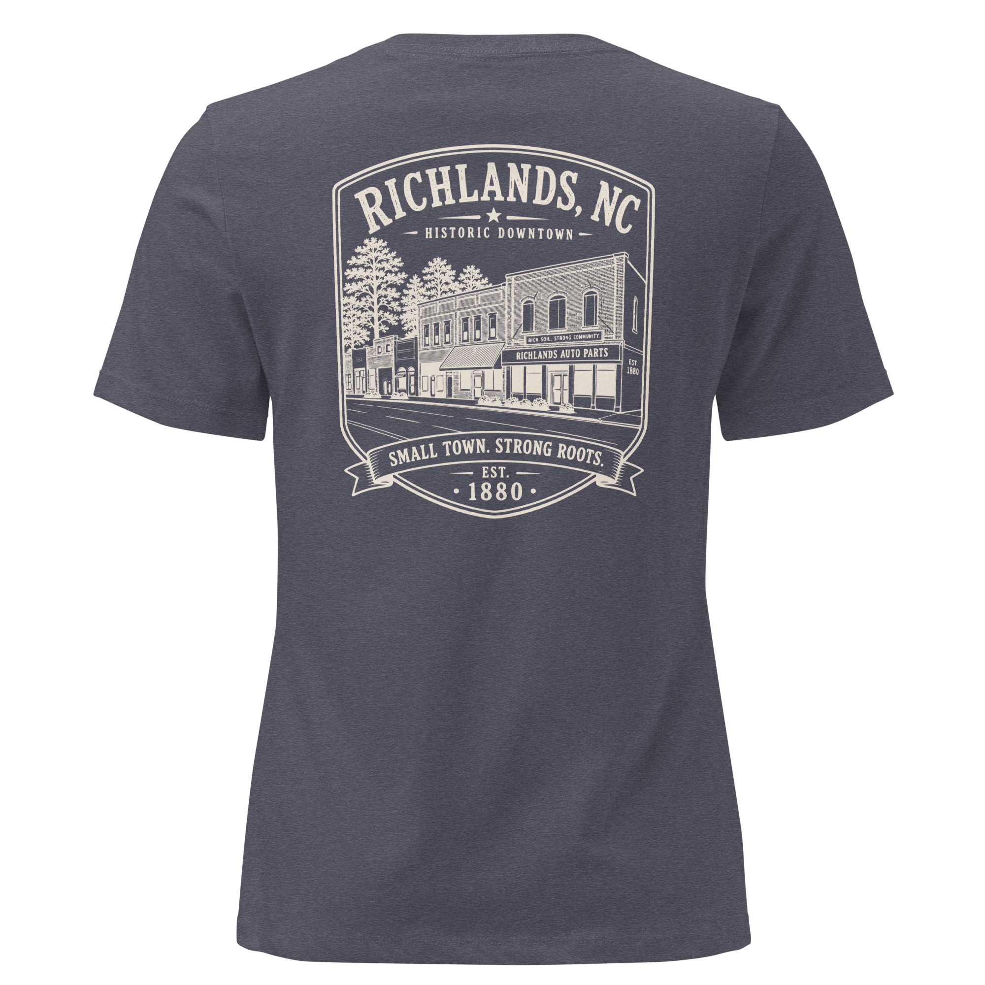 Richlands, NC - Small Town. Strong Roots. - Women's Relaxed T-Shirt