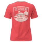 Stedman, NC - Stedman Soda Shop Badge- Women's Relaxed T-Shirt