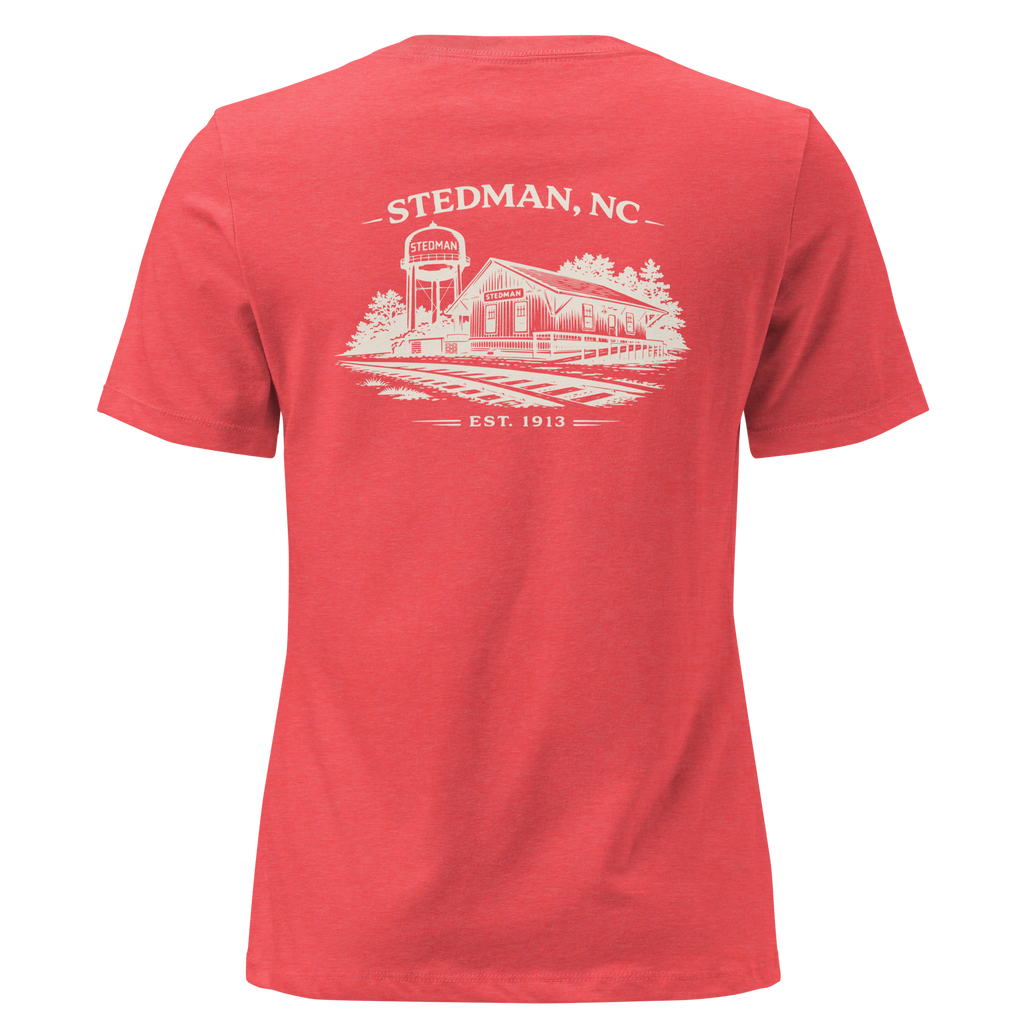 Stedman, NC - Stedman Train Depot- Women's Relaxed T-Shirt
