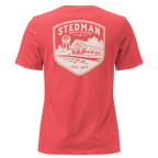 Stedman, NC - Stedman Train Depot Badge- Women's Relaxed T-Shirt
