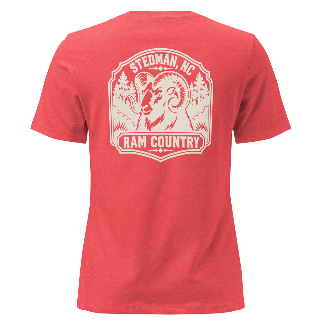 Stedman, NC - Ram Country- Women's Relaxed T-Shirt