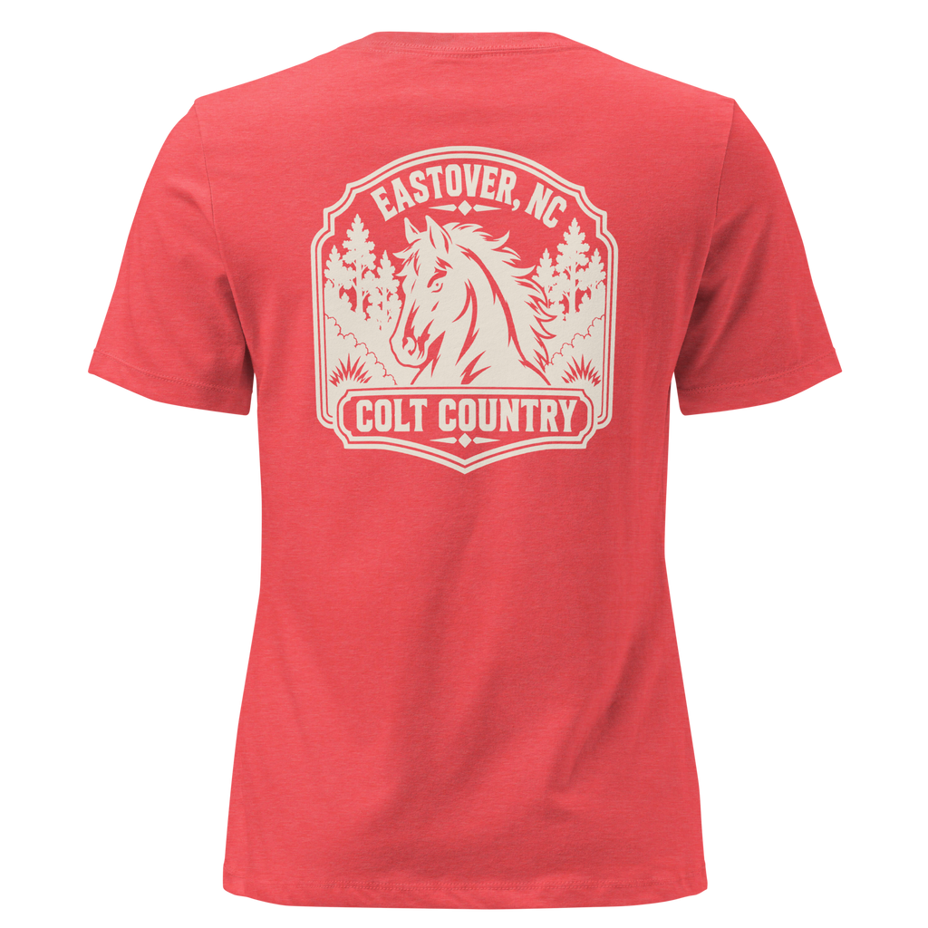 Eastover NC - Colt Country- Women's Relaxed T-Shirt