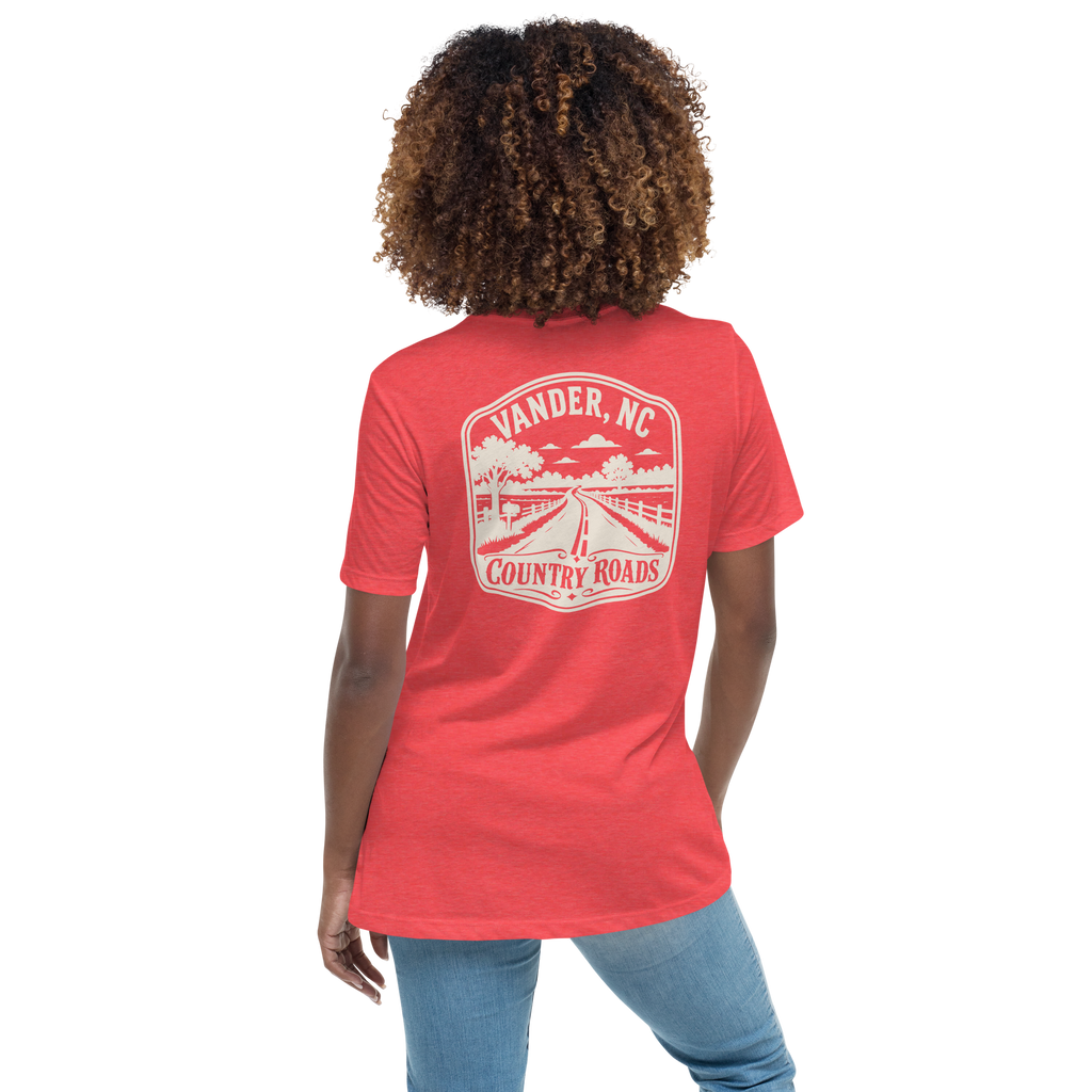 Vander NC - Country Roads- Women's Relaxed T-Shirt