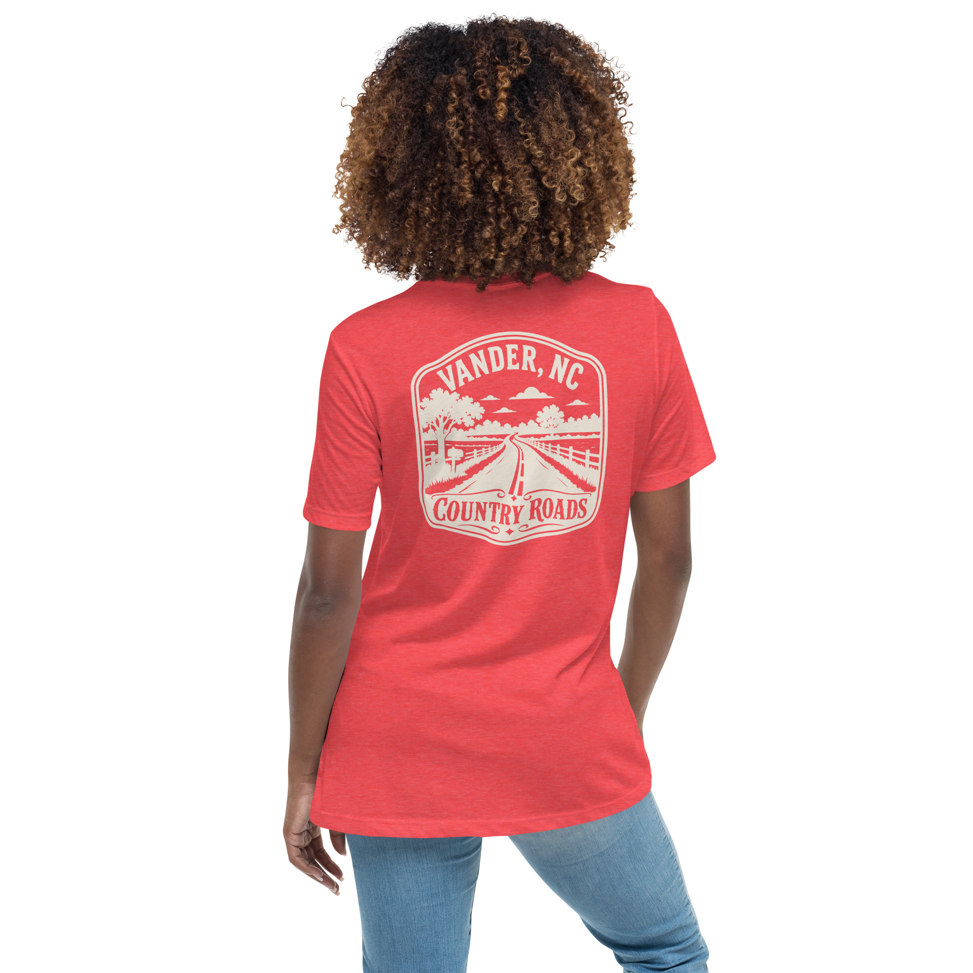 Vander NC - Country Roads- Women's Relaxed T-Shirt