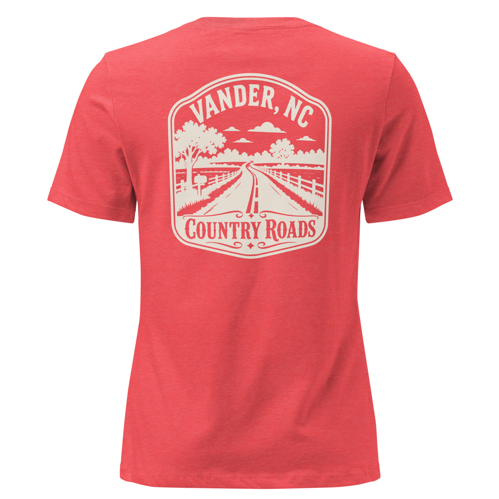 Vander NC - Country Roads- Women's Relaxed T-Shirt