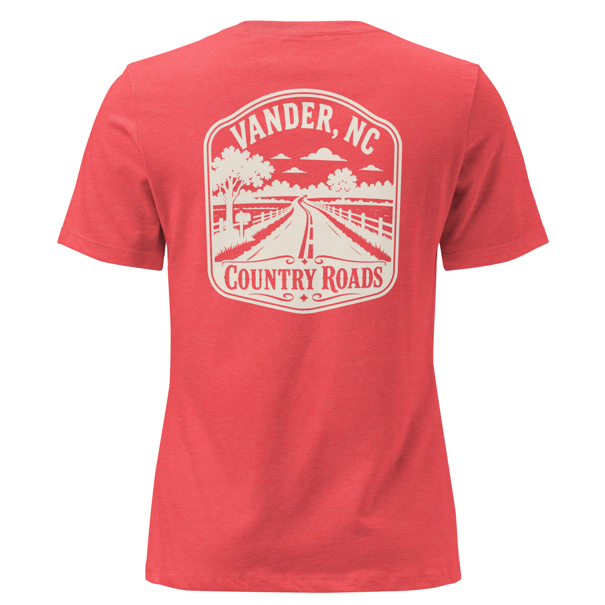 Vander NC - Country Roads- Women's Relaxed T-Shirt