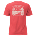 Cedar Creek, NC - The Back Roads - Women's Relaxed T-Shirt