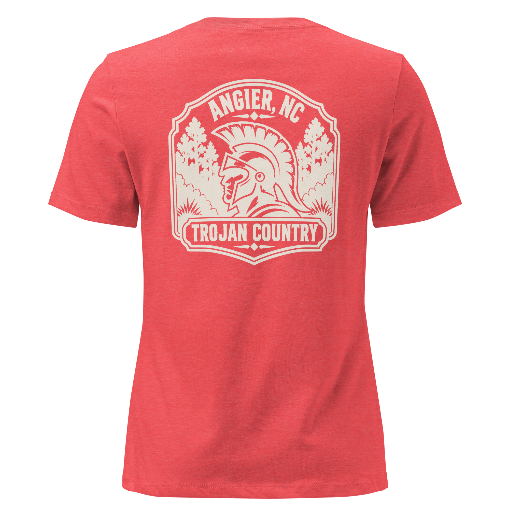 Angier NC - Trojan Country- Women's Relaxed T-Shirt